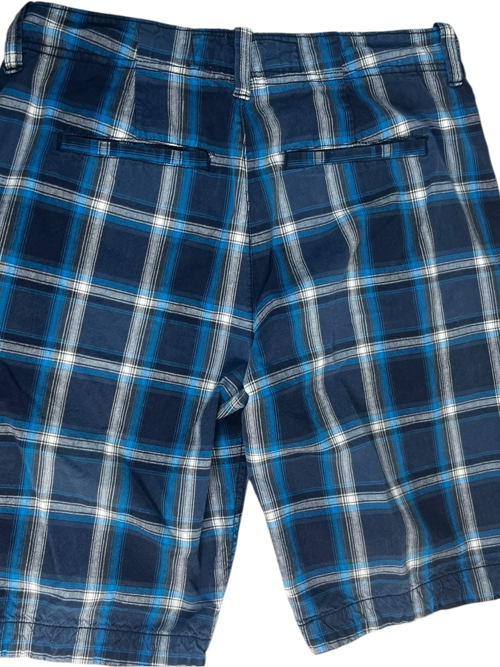 Men's Blue Plaid Casual Shorts Aeropostale size 30 - Picture 4 of 9